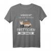 Vorsicht vor dem Herrchen Frettchen Haustier Shirt – Humorvolles Tierliebhaber T-Shirt für Frettchenbesitzer