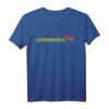 Frettchen Rainbow Chest Lines Vintage Style T-Shirt - Klassisch geschnitten & doppelt genäht