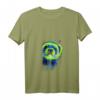 Damen Frettchen T-Shirt mit V-Ausschnitt – Handgezeichnetes Tiermotiv für Frettchenliebhaber, Zoo-Mitarbeiter & Tierfreunde