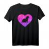 Frettchen Herz Geschenk für Mädchen, Jugendliche und Frauen - Tierliebhaber T-Shirt mit klassischem Schnitt