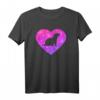 Frettchen Herz Geschenk für Mädchen, Jugendliche und Frauen - Tierliebhaber T-Shirt mit klassischem Schnitt