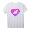 Frettchen Herz Geschenk für Mädchen, Jugendliche und Frauen - Tierliebhaber T-Shirt mit klassischem Schnitt