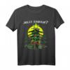 Ist das fröhlich genug? - Lustiges Weihnachtsbaum Waffen T-Shirt für Jäger, Soldaten & Waffenliebhaber