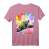 Regenbogen-Frosch-tragende Liebes-Herz-Gläser T-Shirt – Buntes Tiermotiv für Kinder mit Herzdesign