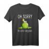 Oh Sorry Schon Vergeben Frosch T-Shirt - Lustiges Froschkönig Comic Funshirt für Teens, Damen & Herren als Geschenk zu Weihnachten & Geburtstag