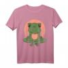 Yoga Frosch Meditation T-Shirt - Originelles Geschenk für Meditation, Yoga und Naturliebhaber zu Geburtstag und Weihnachten