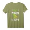 Don't Worry Be Hoppy Frosch-Liebhaber T-Shirt – Lustiges Tier-Design für Natur- und Frosch-Fans