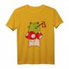 Kawaii Cottagecore Frosch mit Pilz T-Shirt – Ästhetisches Vintage-Design für Tier- und Naturliebhaber, Teen Mädchen, Frauen & Männer