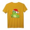 Frosch mit Weihnachtsmütze - Lustiges Weihnachts T-Shirt für Froschliebhaber, Kinder und Reptilienfans zu Weihnachten