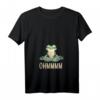 Lustiges Damen Yoga T-Shirt mit Frosch und V-Ausschnitt – Humorvolles Entspannungs- und Meditationsshirt für Yoga-Fans