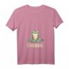 Lustiges Damen Yoga T-Shirt mit Frosch und V-Ausschnitt – Humorvolles Entspannungs- und Meditationsshirt für Yoga-Fans