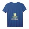 Lustiges Damen Yoga T-Shirt mit Frosch und V-Ausschnitt – Humorvolles Entspannungs- und Meditationsshirt für Yoga-Fans
