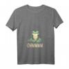 Lustiges Damen Yoga T-Shirt mit Frosch und V-Ausschnitt – Humorvolles Entspannungs- und Meditationsshirt für Yoga-Fans