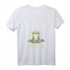 Lustiges Damen Yoga T-Shirt mit Frosch und V-Ausschnitt – Humorvolles Entspannungs- und Meditationsshirt für Yoga-Fans