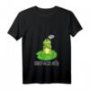 Damen Nö Einfach Nö Geschenk - Lustiges Frosch T-Shirt mit V-Ausschnitt, Perfekt für Geburtstag, Weihnachten und humorvolle Statements