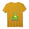 Damen Nö Einfach Nö Geschenk - Lustiges Frosch T-Shirt mit V-Ausschnitt, Perfekt für Geburtstag, Weihnachten und humorvolle Statements