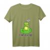 Damen Nö Einfach Nö Geschenk - Lustiges Frosch T-Shirt mit V-Ausschnitt, Perfekt für Geburtstag, Weihnachten und humorvolle Statements