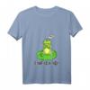 Damen Nö Einfach Nö Geschenk - Lustiges Frosch T-Shirt mit V-Ausschnitt, Perfekt für Geburtstag, Weihnachten und humorvolle Statements