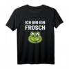 Ich Bin Ein Frosch Lustig Kostüm Karneval & Fasching Party T-Shirt - Bequemes, Humorvolles Outfit für Fastnacht & Partys