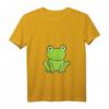 Damen Lustiges Frosch T-Shirt mit V-Ausschnitt – Cooles Frosch Motiv für Kinder und Erwachsene, Froschliebhaber Geschenkidee