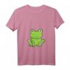 Damen Lustiges Frosch T-Shirt mit V-Ausschnitt – Cooles Frosch Motiv für Kinder und Erwachsene, Froschliebhaber Geschenkidee