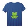 Damen Lustiges Frosch T-Shirt mit V-Ausschnitt – Cooles Frosch Motiv für Kinder und Erwachsene, Froschliebhaber Geschenkidee