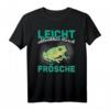 Leicht ablenkbar durch Frösche - Lustiges Frosch T-Shirt für Tierliebhaber und Amphibienfans