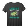 Leicht ablenkbar durch Frösche - Lustiges Frosch T-Shirt für Tierliebhaber und Amphibienfans