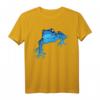 Blauer Frosch Amphibie T-Shirt – Einzigartiges Geschenkidee zum Geburtstag und Weihnachten für Natur- und Tierliebhaber