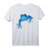 Blauer Frosch Amphibie T-Shirt – Einzigartiges Geschenkidee zum Geburtstag und Weihnachten für Natur- und Tierliebhaber