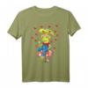 Lustiges Frosch auf Pilz T-Shirt mit Herzen – Perfekt für Cottagecore, Naturecore & Tierliebhaber, für Männer, Frauen, Mädchen & Jungen