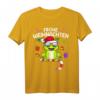 Lustiges Weihnachts Frosch T-Shirt mit Mütze – Perfekt für Weihnachtsfeier, Weihnachtsmarkt & als Geschenk für Kinder und Froschliebhaber