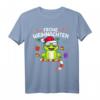 Lustiges Weihnachts Frosch T-Shirt mit Mütze – Perfekt für Weihnachtsfeier, Weihnachtsmarkt & als Geschenk für Kinder und Froschliebhaber