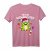 Lustiges Weihnachts Frosch T-Shirt mit Mütze – Perfekt für Weihnachtsfeier, Weihnachtsmarkt & als Geschenk für Kinder und Froschliebhaber