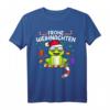 Lustiges Weihnachts Frosch T-Shirt mit Mütze – Perfekt für Weihnachtsfeier, Weihnachtsmarkt & als Geschenk für Kinder und Froschliebhaber