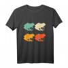 Retro Frosch Shirt Tierliebhaber Vintage Frosch T-Shirt – Lustiges Geschenk für Kinder, Frauen und Männer