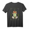Tarotkarten Hemd mit Teufel, Frosch & Pilz - Cottagecore & Goblincore Vintage T-Shirt für Esoterik Fans