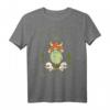 Tarotkarten Hemd mit Teufel, Frosch & Pilz - Cottagecore & Goblincore Vintage T-Shirt für Esoterik Fans