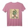 Samurai Frosch T-Shirt - Lustiges Tiermotiv, klassisch geschnitten, doppelt genähter Saum