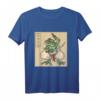 Samurai Frosch T-Shirt - Lustiges Tiermotiv, klassisch geschnitten, doppelt genähter Saum