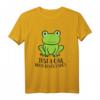 Frosch Mädchen T-Shirt - Nur Ein Mädchen, das Frösche Liebt, perfektes Geschenk für Froschliebhaberinnen und -mütter