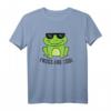Süßer Cartoon Frosch T-Shirt – Lustiges Froschmotiv für Kinder und Erwachsene, perfekt für Froschliebhaber und Tierfans