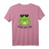 Süßer Cartoon Frosch T-Shirt – Lustiges Froschmotiv für Kinder und Erwachsene, perfekt für Froschliebhaber und Tierfans