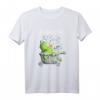 Lustiges Bademeister Frosch T-Shirt in Badewanne - Comic Style, Tiermotiv, Geschenk für Kinder, Teens & Schwimmbadfans