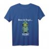 Damen HapFrog T-Shirt mit V-Ausschnitt – Lustiges Frosch Design mit Spruch, Perfekt als Geschenk für Frauen zum HapFrog