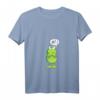 Damen Statement Frosch T-Shirt mit V-Ausschnitt - Lustiges Comic-Design für Kinder, Jugendliche & Erwachsene, ideales Geschenk zu Weihnachten & Geburtstag