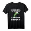 Frosch Shirt mit Spruch »Scheiss Auf Den Prinzen Ich Will Den Frosch« – Lustiges Damen Freizeit-T-Shirt mit Märchen-Motiv