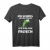 Frosch Shirt mit Spruch »Scheiss Auf Den Prinzen Ich Will Den Frosch« – Lustiges Damen Freizeit-T-Shirt mit Märchen-Motiv