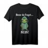 HapFrog T-Shirt mit lustigem Frosch Spruch – Humorvolles Geschenk für Morgenmuffel und Arbeitskollegen