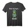 HapFrog T-Shirt mit lustigem Frosch Spruch – Humorvolles Geschenk für Morgenmuffel und Arbeitskollegen
